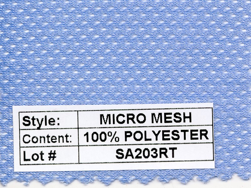 Micro Mesh 100% Polyester